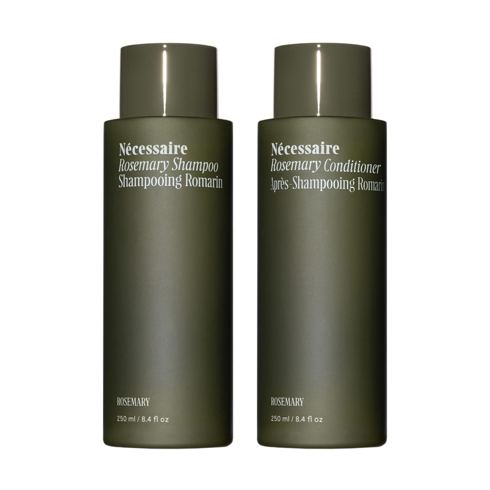 Nécessaire front packaging showing the duo and benefits