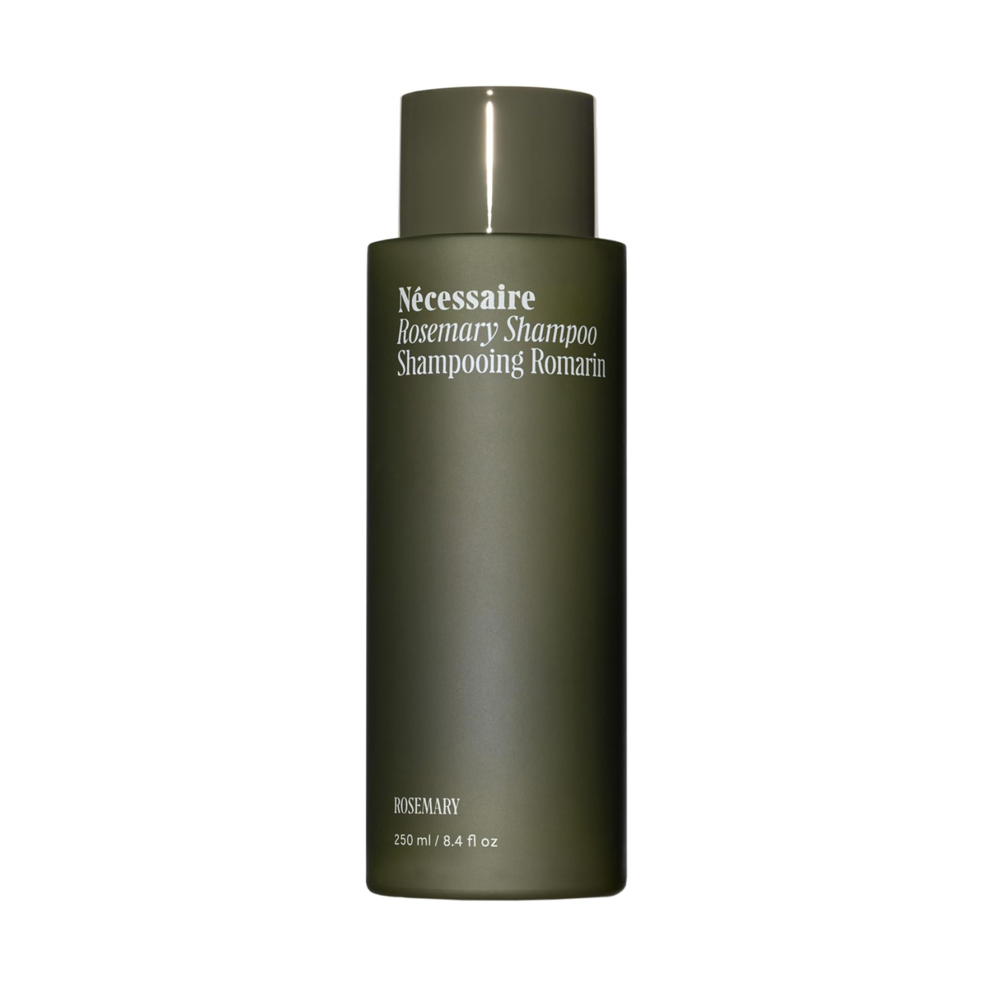 Nécessaire front bottle view showing label and clean design benefit