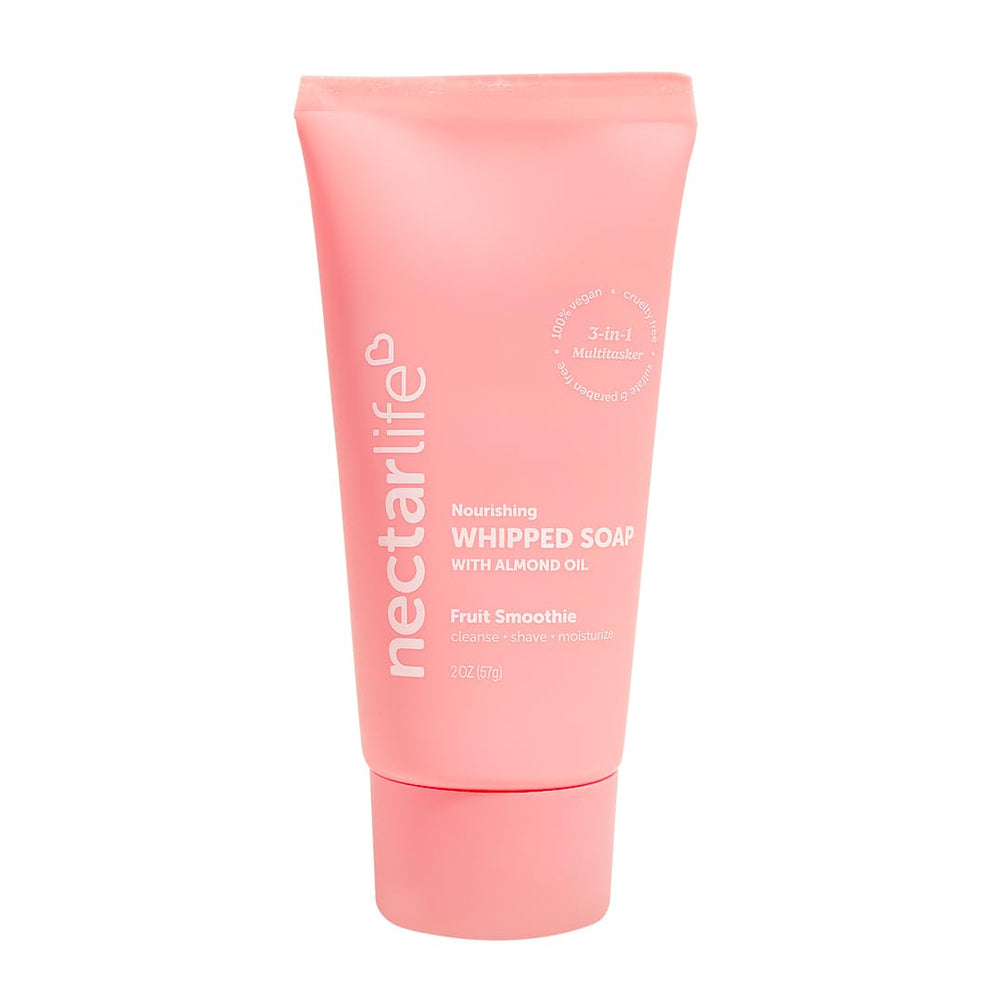 Nectar Bath Treats front jar showing Fruit Smoothie label and size benefit
