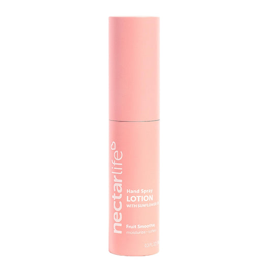 Nectar Life front bottle view showing sleek aluminum design and travel-ready benefit