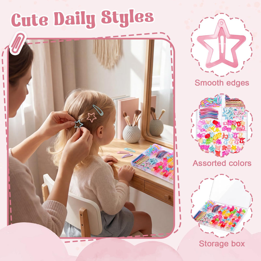 Needbrock assorted clips close-up highlighting smooth edges for gentle wear