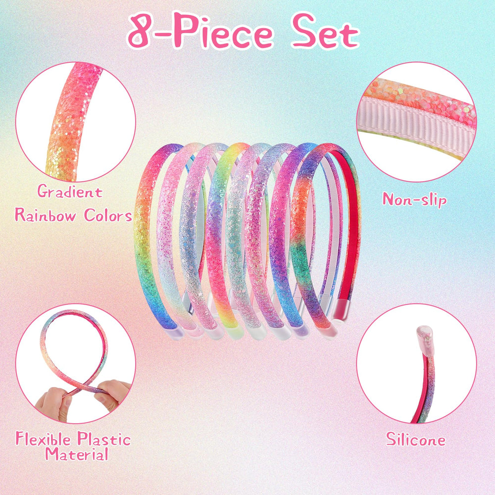 Needbrock headbands held in hand to show scale, lightweight and flexible