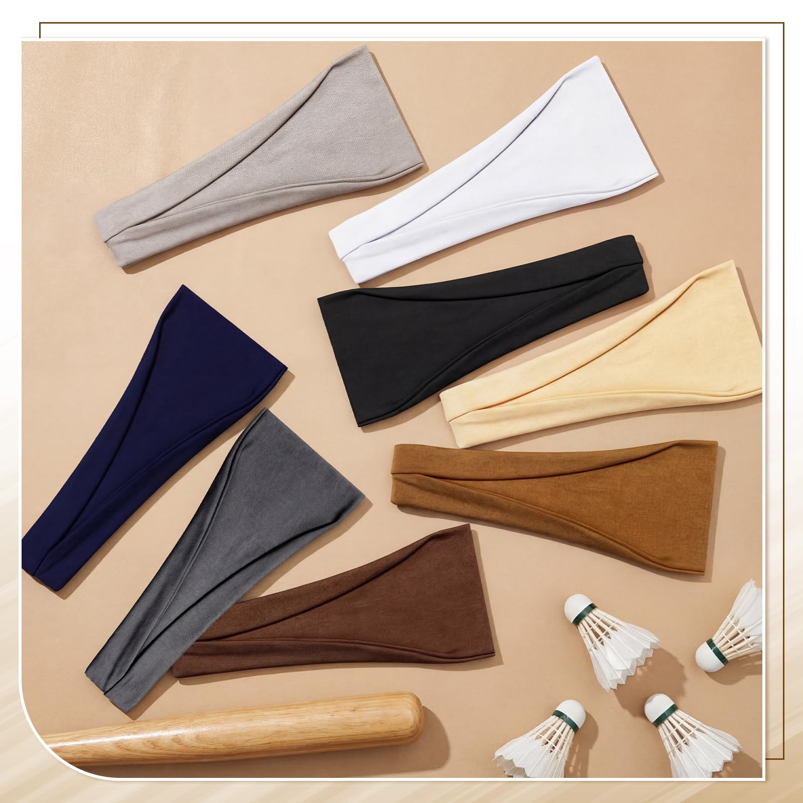 Needbrock headband used in yoga setting showing hands-free hair control benefit