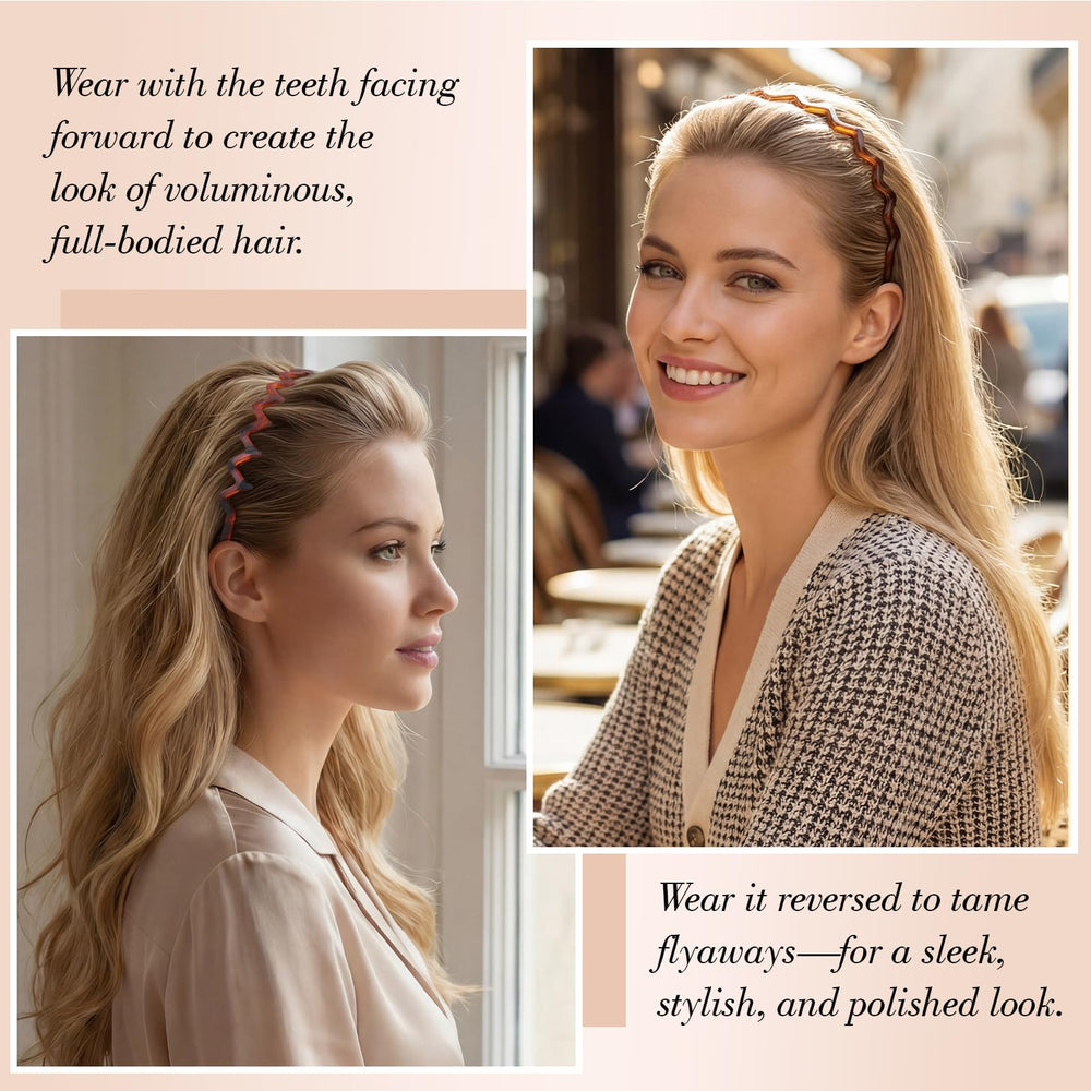 Needbrock worn by model with slicked-back hair demonstrating tidy hold
