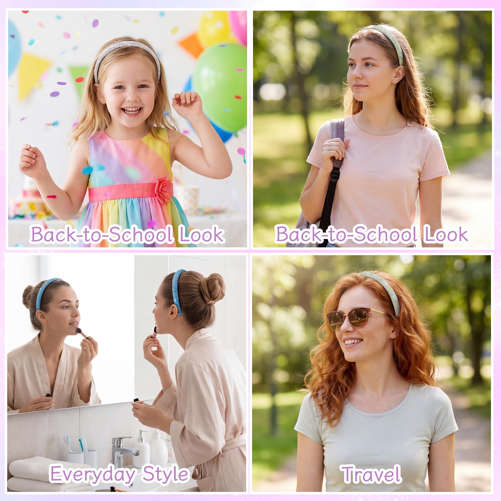 Needbrock headband on child to show real-life size and fit