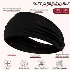 Needbrock headband worn by runner demonstrating secure, non-slip hold during activity