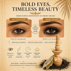 Nefertari brush applying powder along lash line for precise, buildable definition