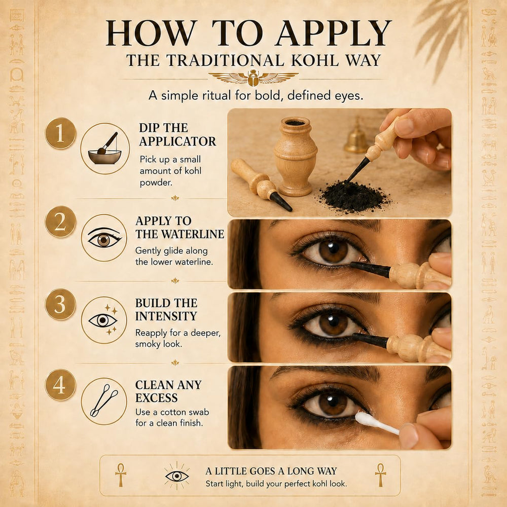 Nefertari lifestyle eye look demonstrating soft, blendable liner benefit