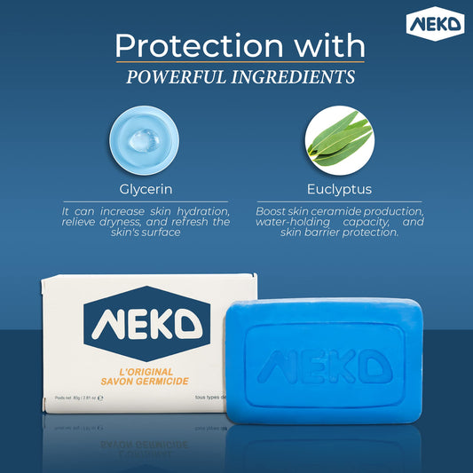 Neko close-up of soap lather highlighting gentle texture and cleansing