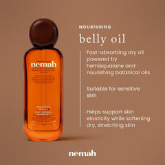 Nemah oil texture pouring with silky finish for fast absorption benefit