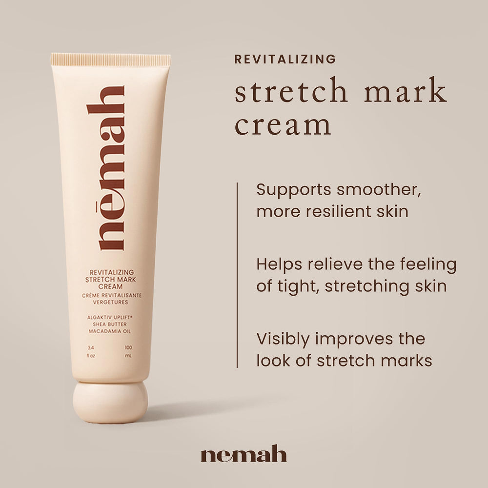 Nemah cream texture close-up demonstrating quick absorption and silky finish