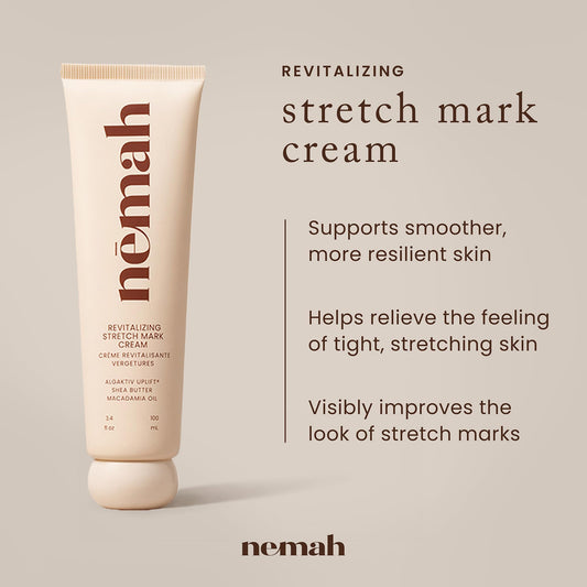 Nemah cream texture close-up demonstrating quick absorption and silky finish