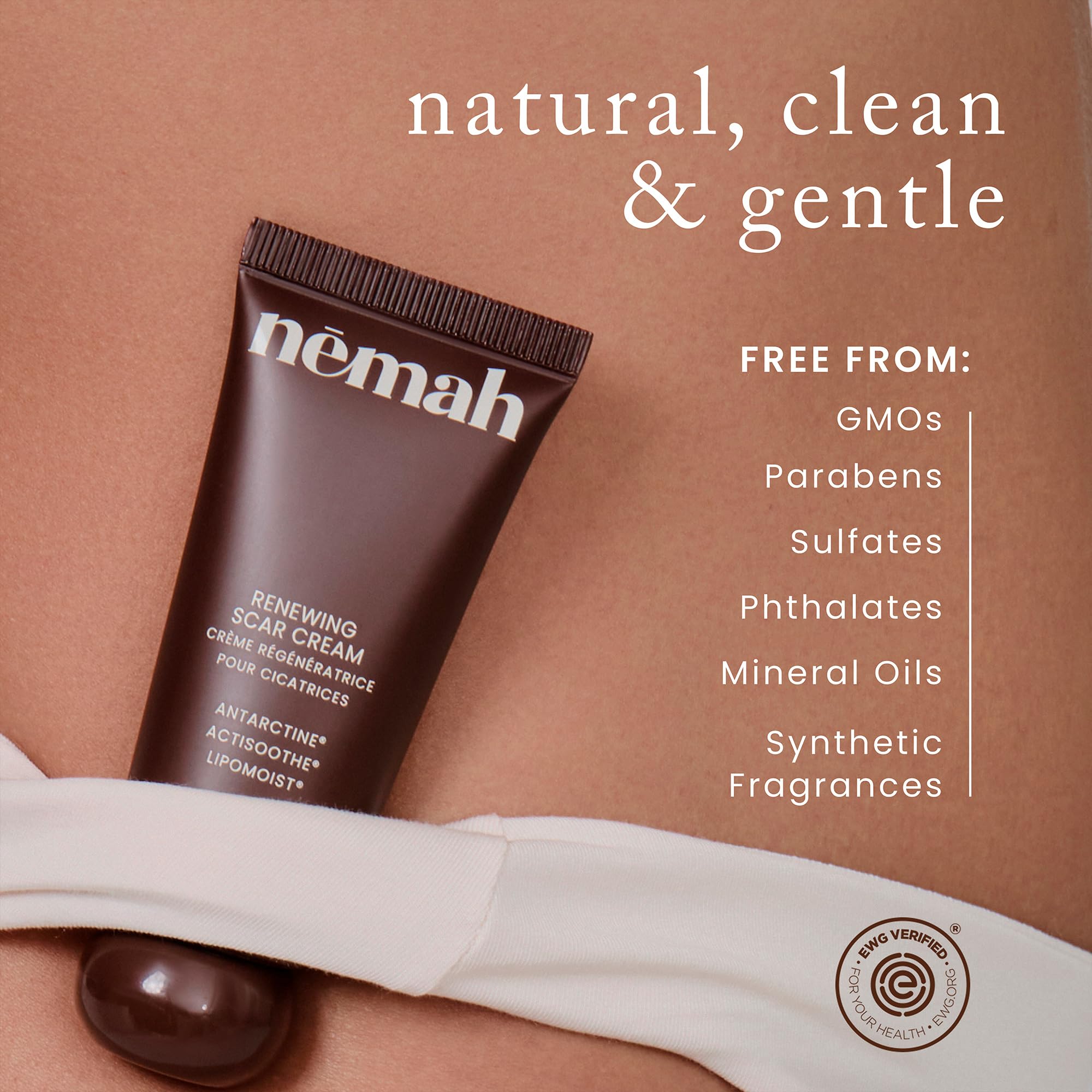 Nemah size comparison in hand illustrating compact travel-friendly benefit