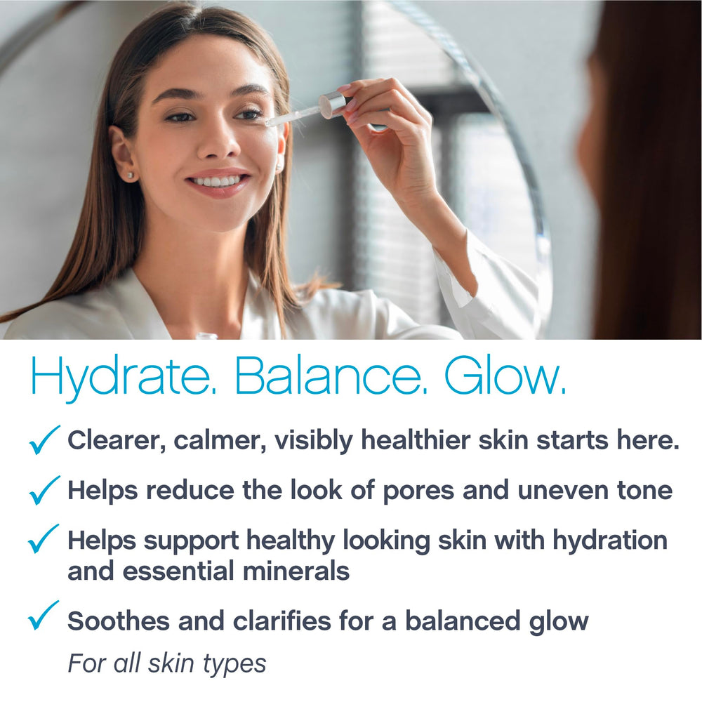 NeoCell bottle on bathroom counter as part of daily skincare routine