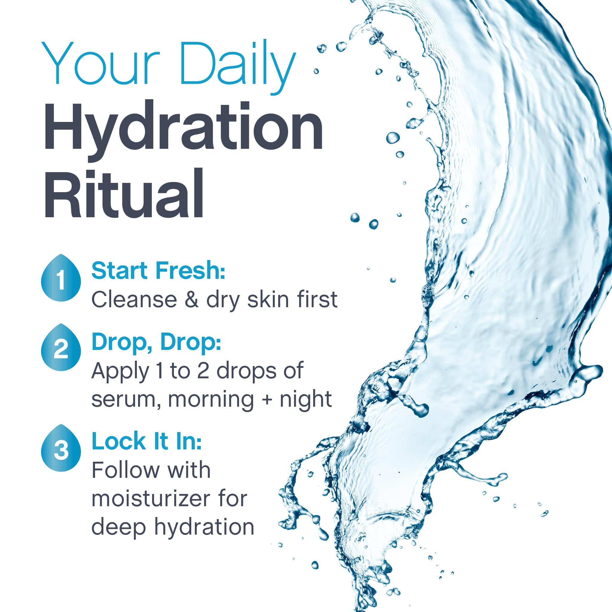 NeoCell layered with moisturizer demonstrating compatibility and sealed hydration