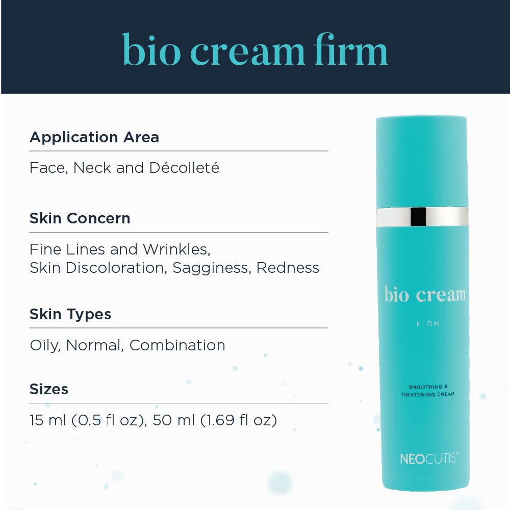 NEOCUTIS cream on fingertip ready for application to nourish skin