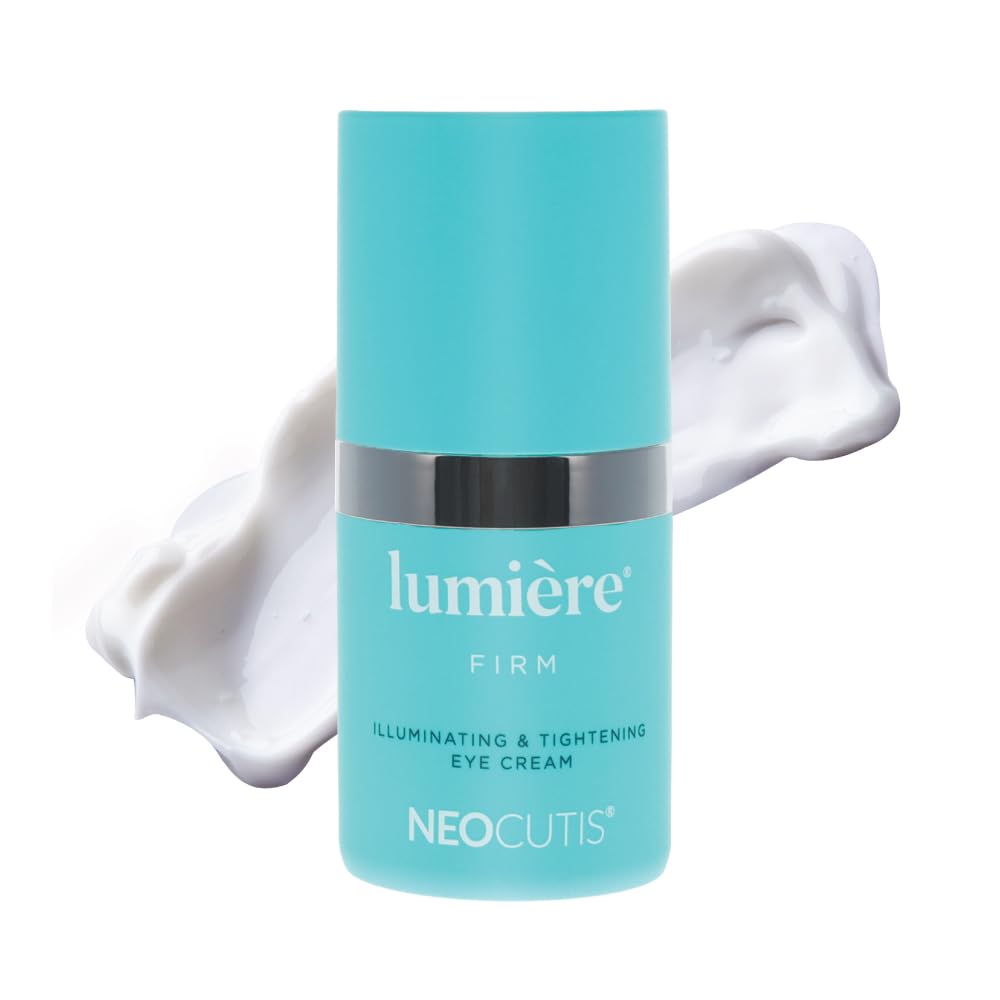 NEOCUTIS Lumiere Firm front tube showing product branding and compact size for travel