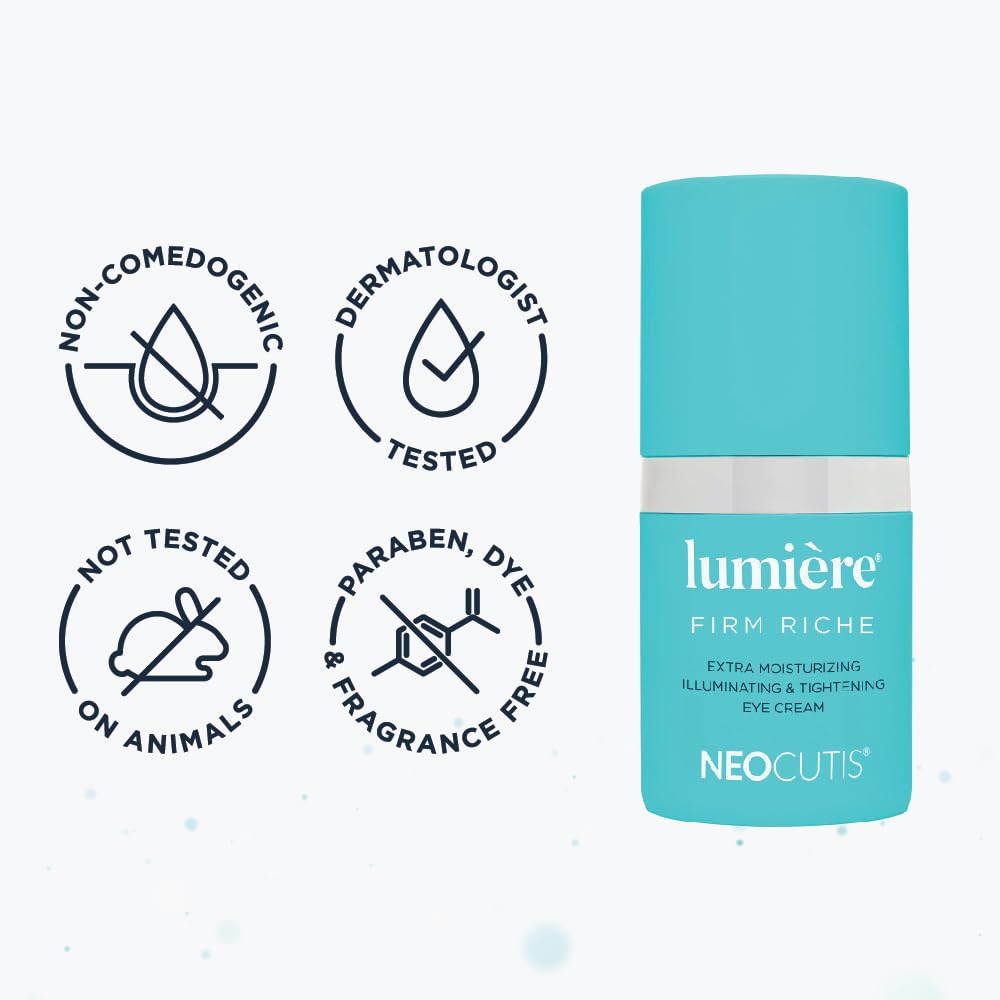 NEOCUTIS close-up label highlighting formulation details and safety