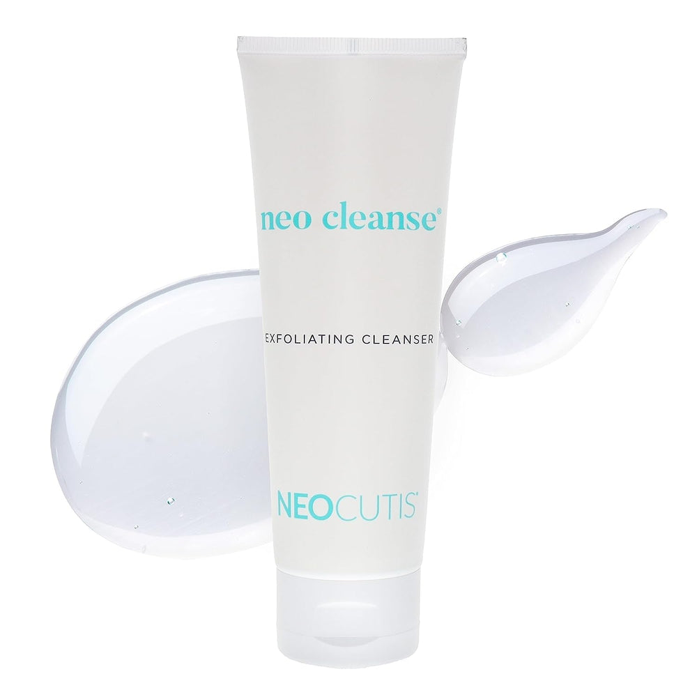 NEOCUTIS Neo Cleanse front tube showing product and benefit of gentle exfoliation