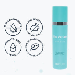 NEOCUTIS used in nighttime routine on vanity demonstrating overnight nourishment
