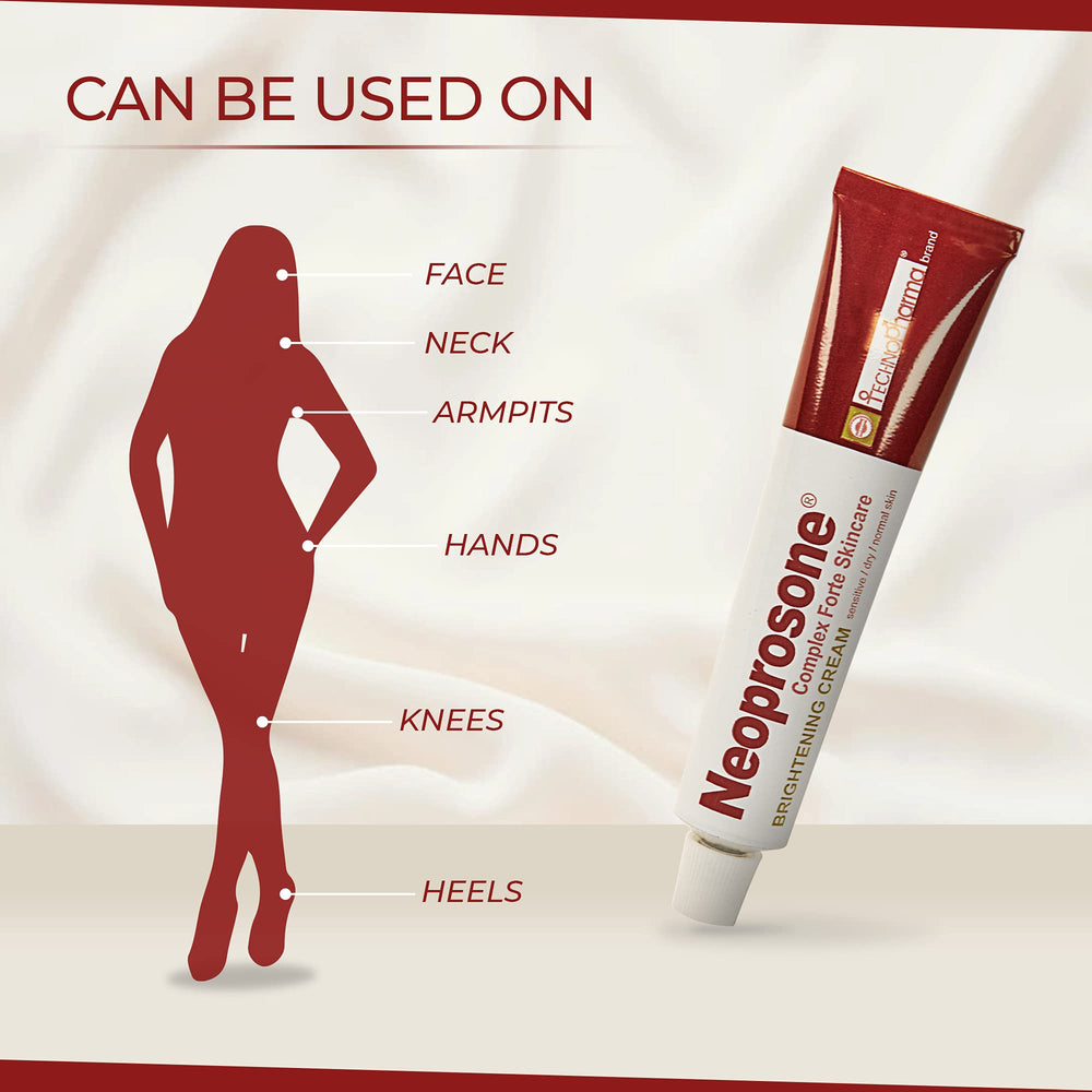 Neoprosone being smoothed on elbow showing reduced roughness benefit