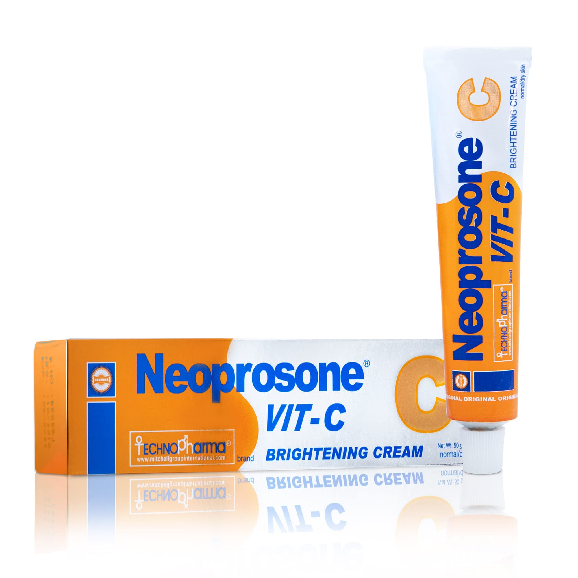 Neoprosone front packaging jar showing product size and clear labeling for easy identification