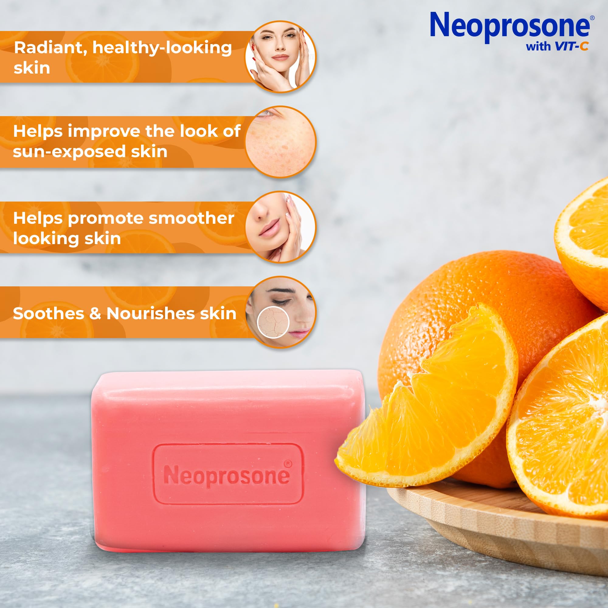 Neoprosone lather in hand demonstrating creamy cleanse and hydration
