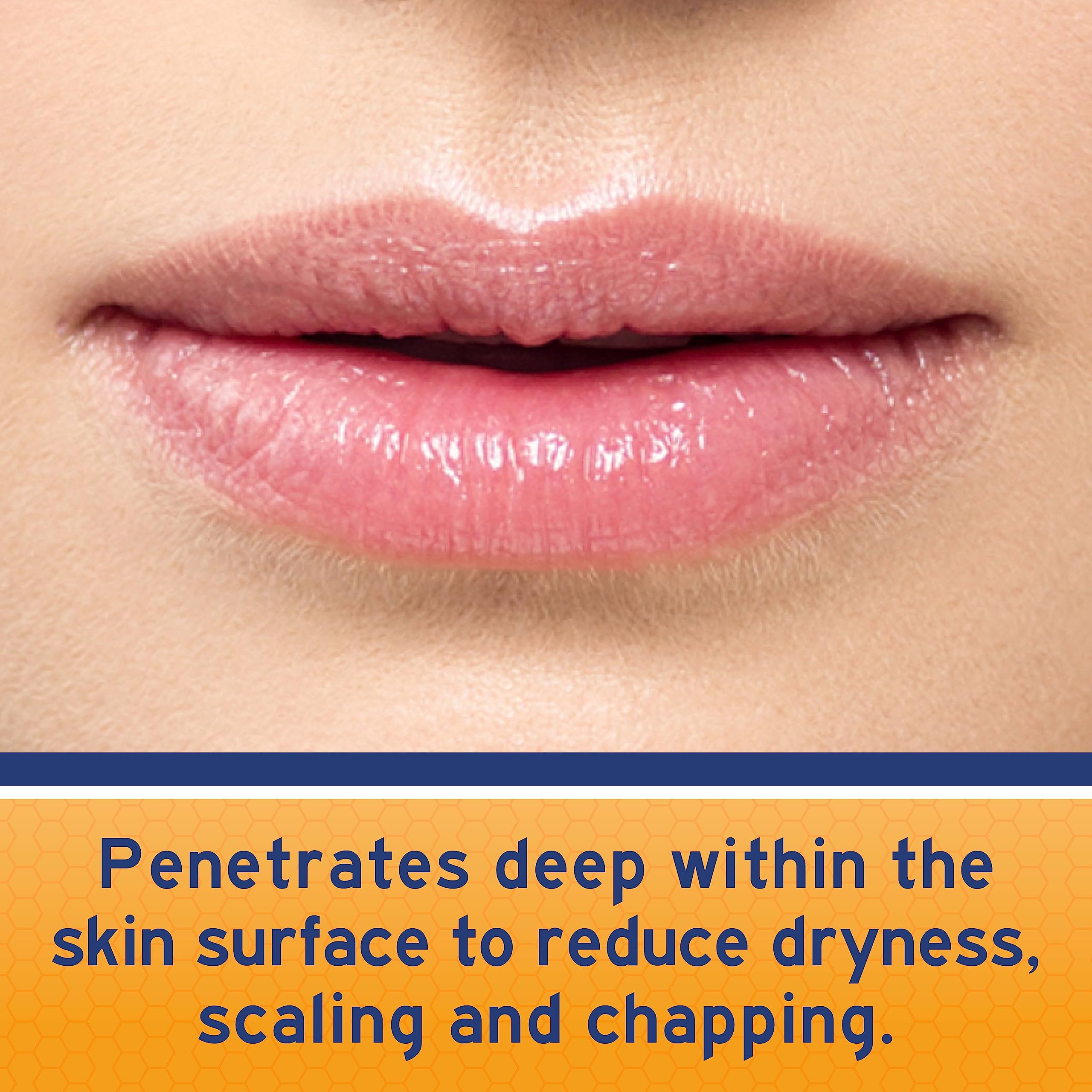 Neosporin jar open revealing creamy balm to nourish and protect lips