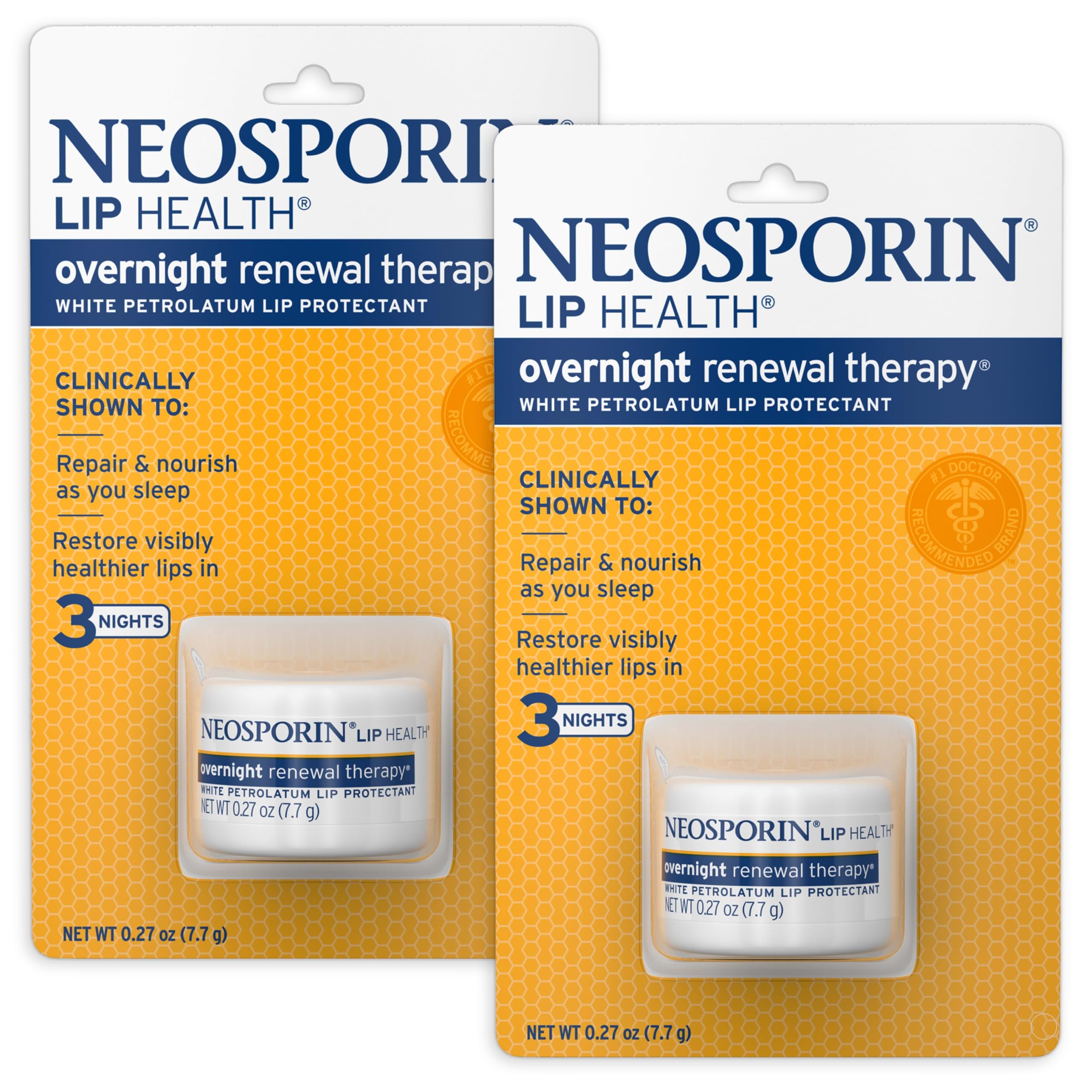 Neosporin front packaging showing twin pack and product benefit