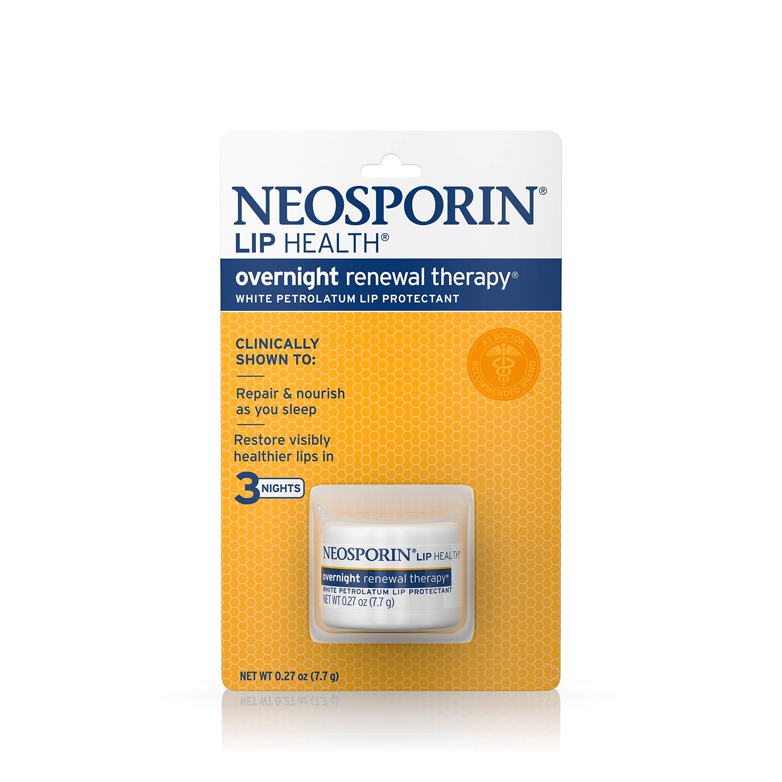 Neosporin front packaging showing small 0.27 oz tube for bedside use