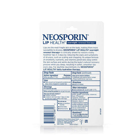 Neosporin open tube revealing smooth ointment texture for deep hydration