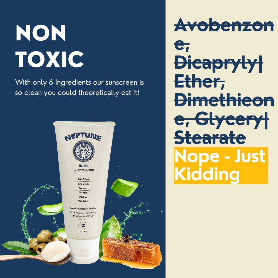 Neptune Health cream texture close-up showing smooth, quick-absorbing finish