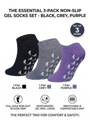 Nesgther socks worn on feet in bed, comfortable overnight hydration benefit