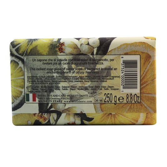 Nesti Dante soap close-up with lather texture highlighting olive-oil nourishment and gentle cleanse
