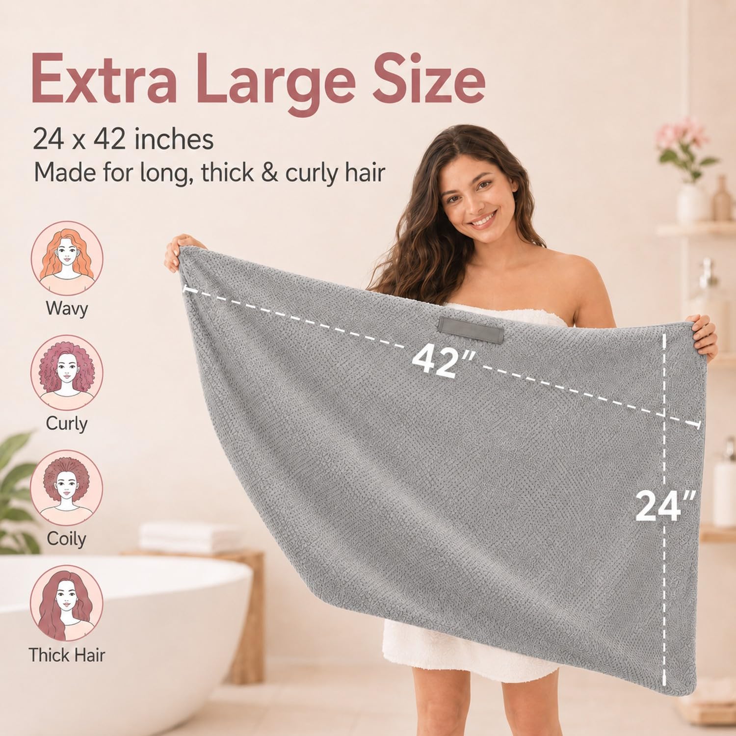 Netcken microfiber texture close-up for fast water absorption