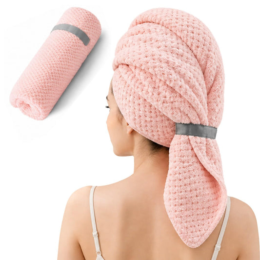 Netcken large pink wrap front view showing full size and coverage benefit
