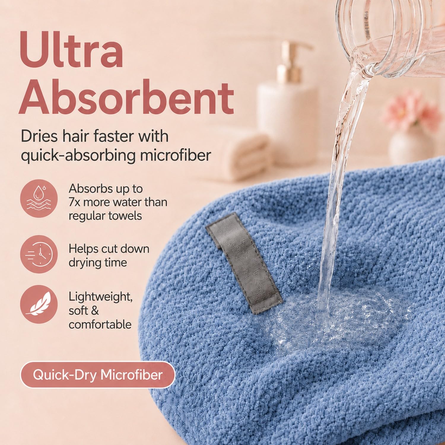Netcken close-up microfiber texture highlights soft fibers and fast absorption