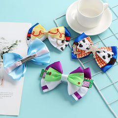 Neujiwo hair bows styled at a birthday party adding festive charm to outfits