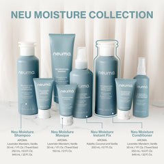 NEUMA applied in shower demonstrating quick conditioning benefit