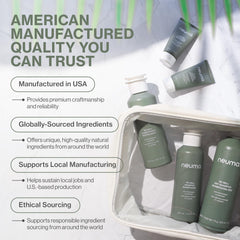 Neuma peppermint and lavender ingredients highlighting soothing benefits