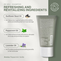 NEUMA bottle pump dispensing shampoo for easy dosing