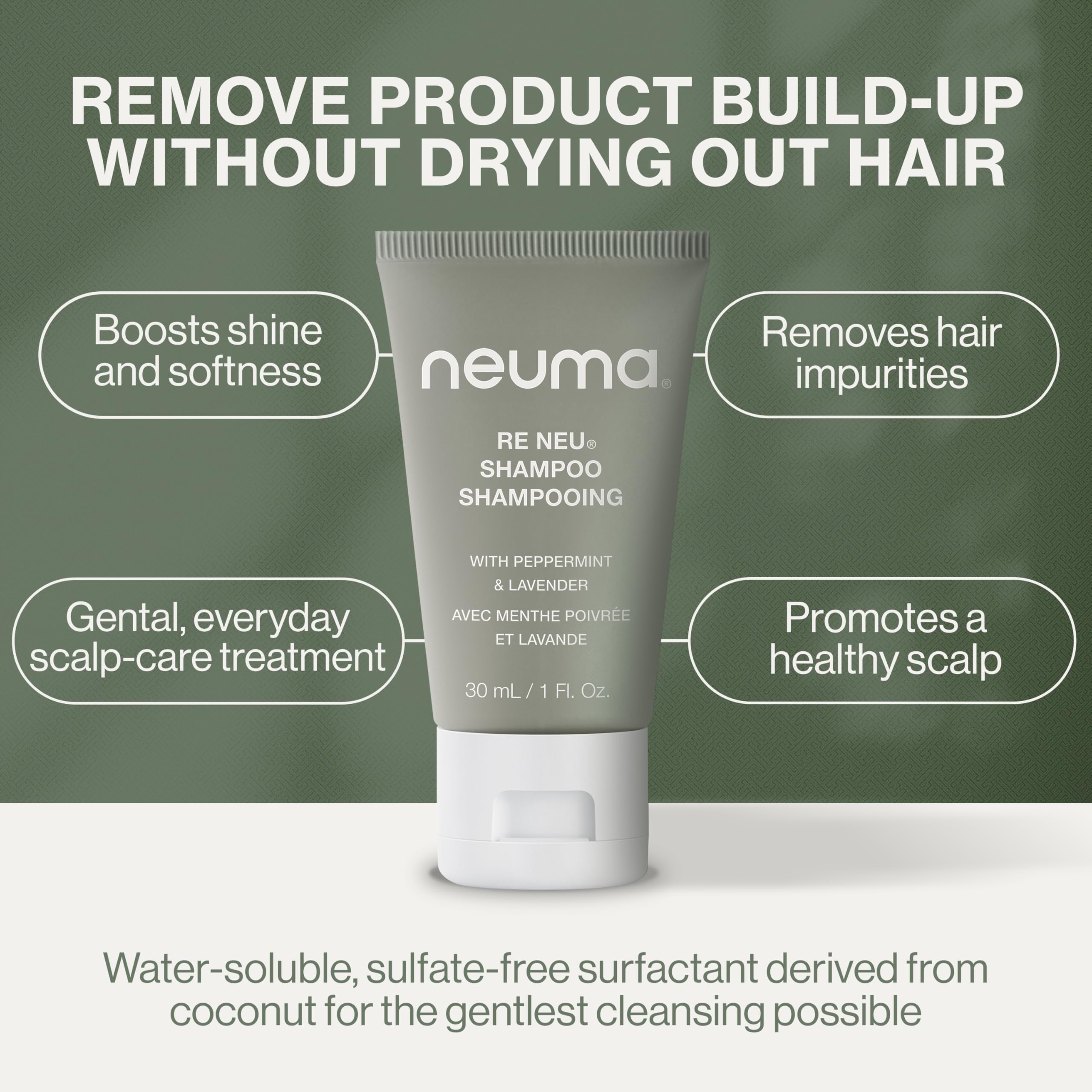 NEUMA sunflower seed oil droplet emphasizing hair protection