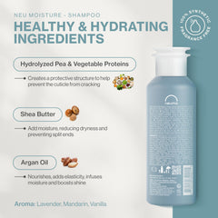 Neuma label close-up highlighting ingredients and vegan certification benefit