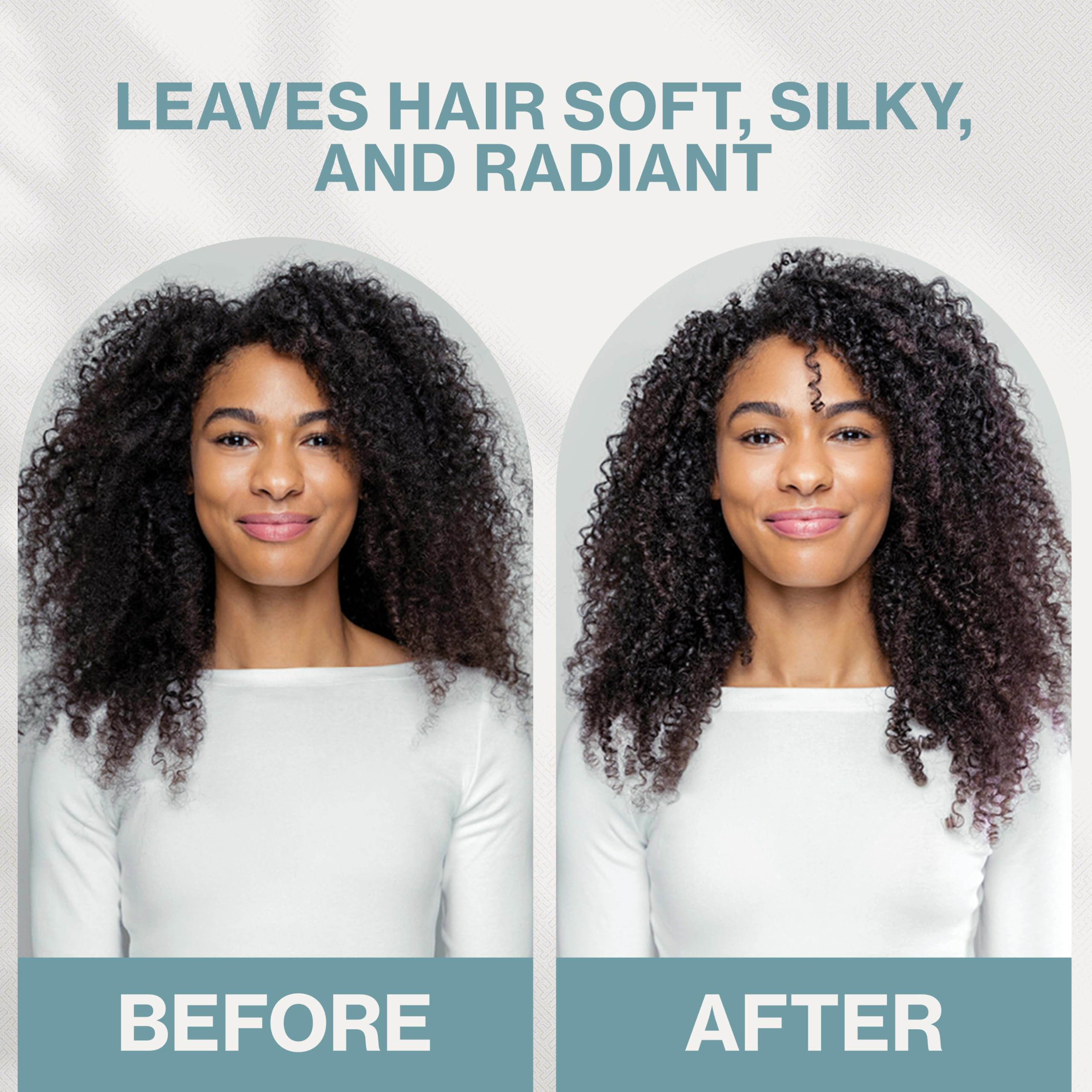 NEUMA being squeezed into hand for easy detangling benefits