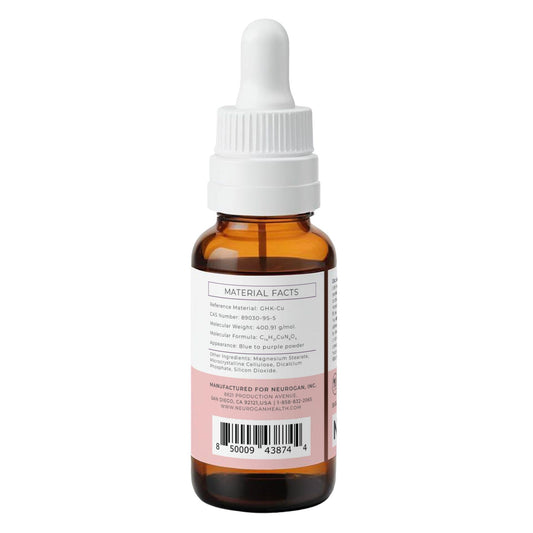 Neurogan dropper close-up releasing serum for precise dosing
