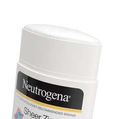 Neutrogena 1.5 oz stick next to sunglasses showing portable size advantage
