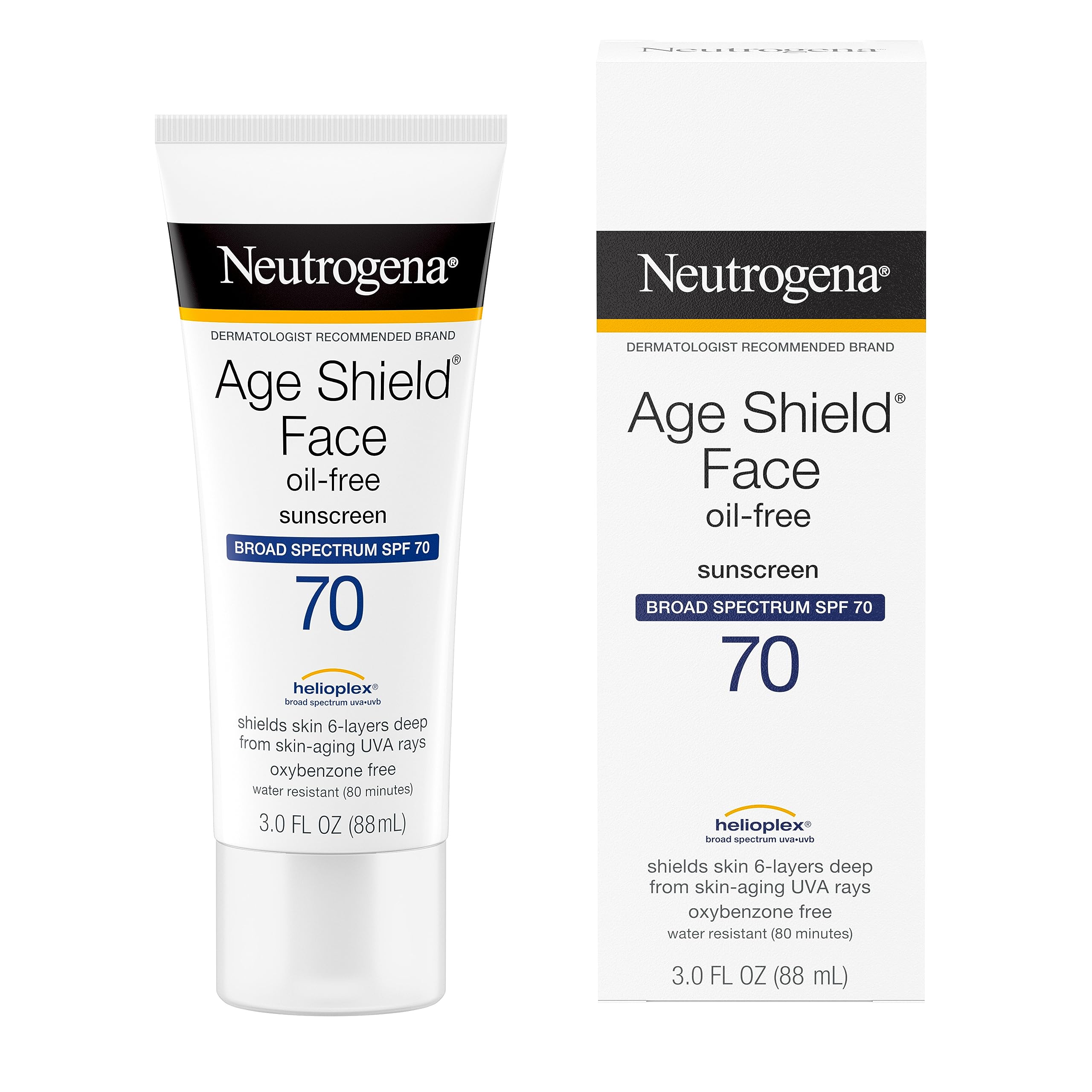 Neutrogena label detail with SPF info and ingredient emphasis for confidence