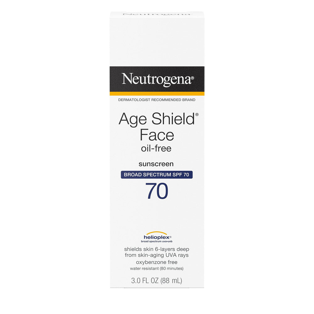 Neutrogena close-up texture of oil-free lotion absorbing quickly for matte finish