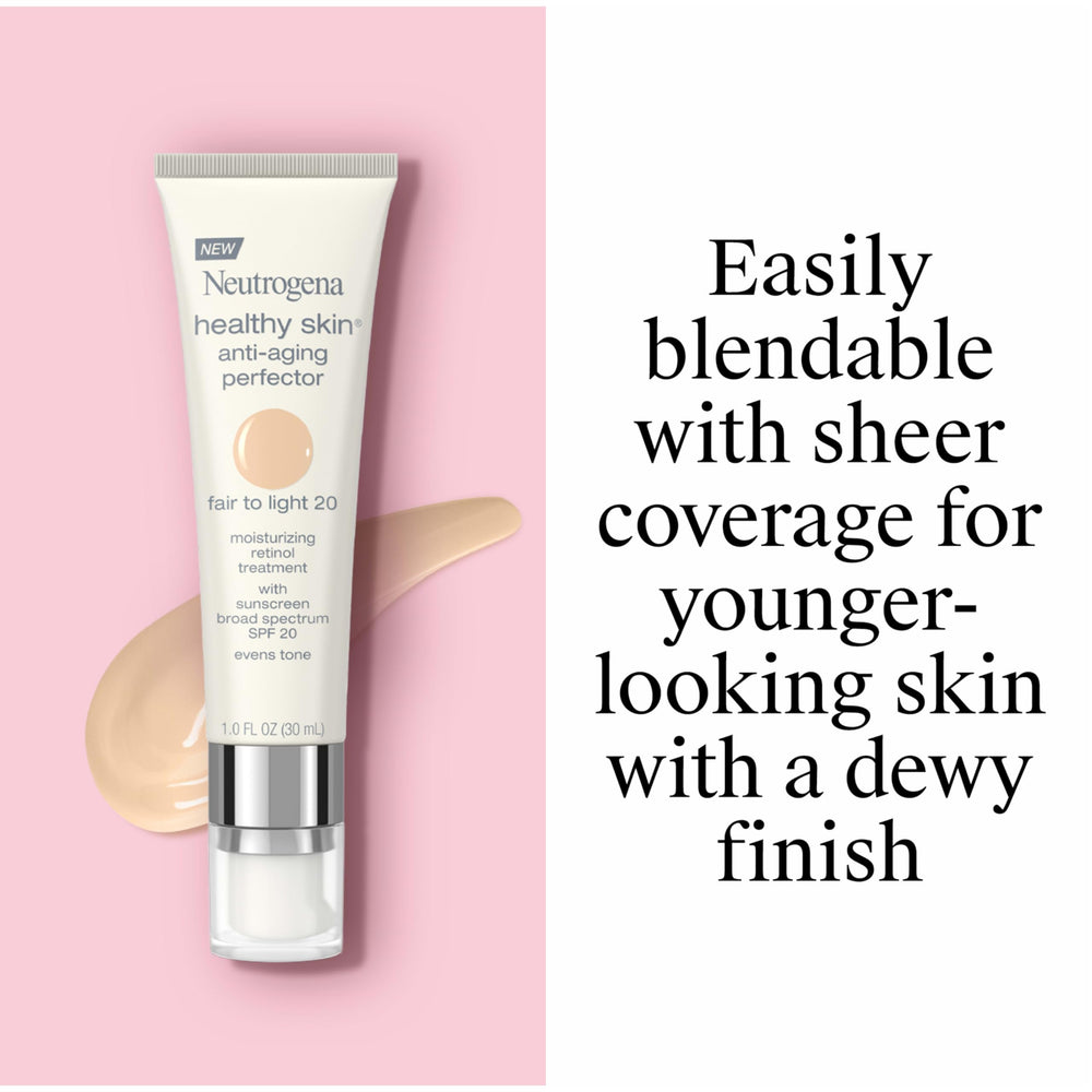 Neutrogena application on hand demonstrating easy spread and sheer coverage