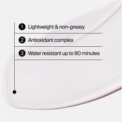 Neutrogena applied on hand demonstrating invisible finish and hydration